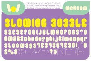 Blowing Bubble Font: A Sweet Touch for Creative Projects