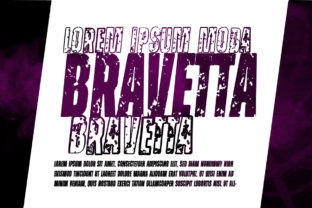 Bravetta: A Bold Display Font for Impactful Design