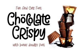 Chöcolate Crispy: A Fun and Joyful Display Font for Design Projects
