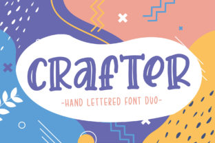 Crafter: A Playful and Unique Handcrafted Font Duo for Creative Projects