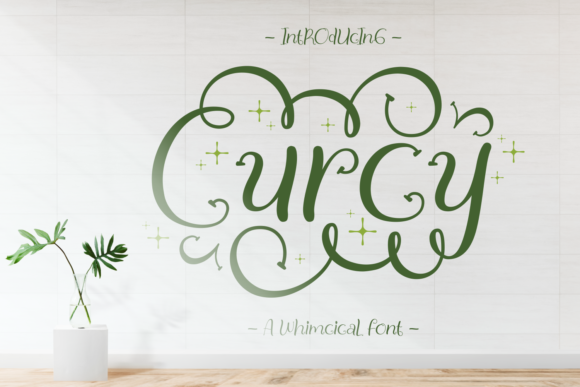 Curcy: A Versatile Script Font for Creative Expression