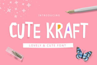 Cute Kraft: A Playful Font for Modern Design Projects