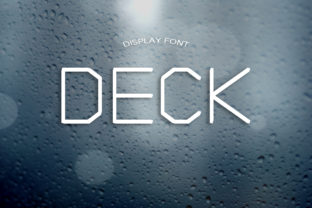 Deck: A Blocky and Strong Display Font That Feels Timeless