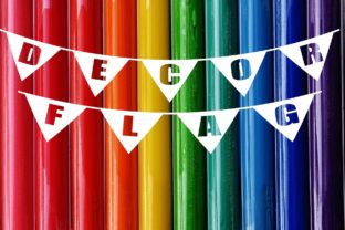Decor Flag: A Unique Display Font for Festive Personalization