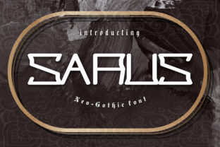 SARUS: A Modern All-Caps Display Font for Contemporary Design