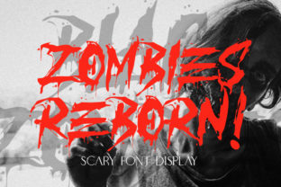 Zombies Reborn Font: A Unique Display Typeface for Creative Projects